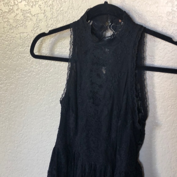 Sexy black lace free people dress size 0 - Picture 2 of 6